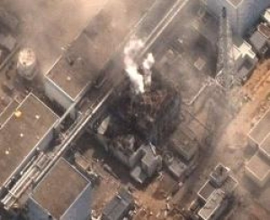 Реальные повреждения зданий реакторов на АЭС Фукусима-1 после взрывов